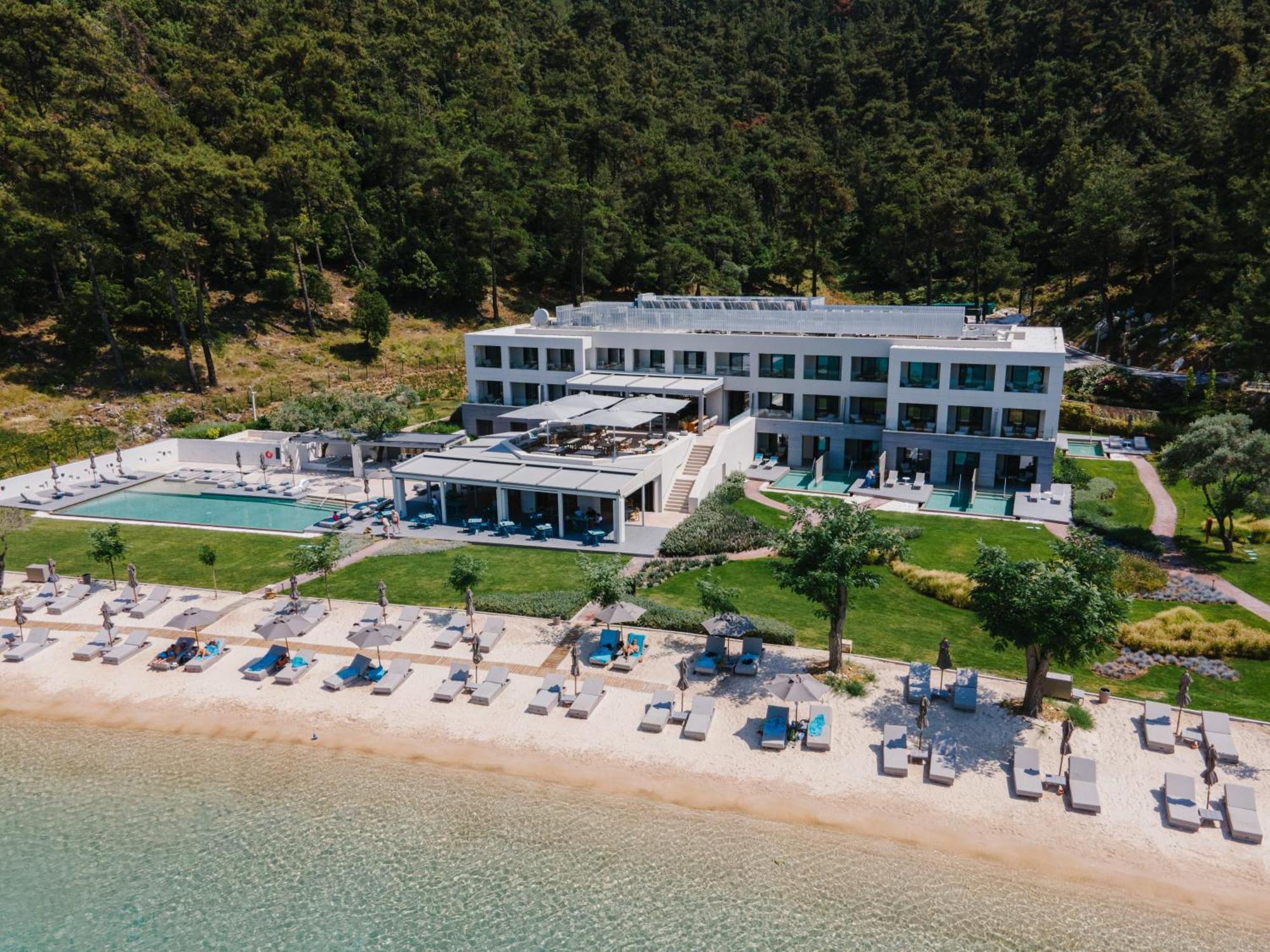Vathi Cove Luxury Resort & Spa Chrysi Ammoudia Extérieur photo