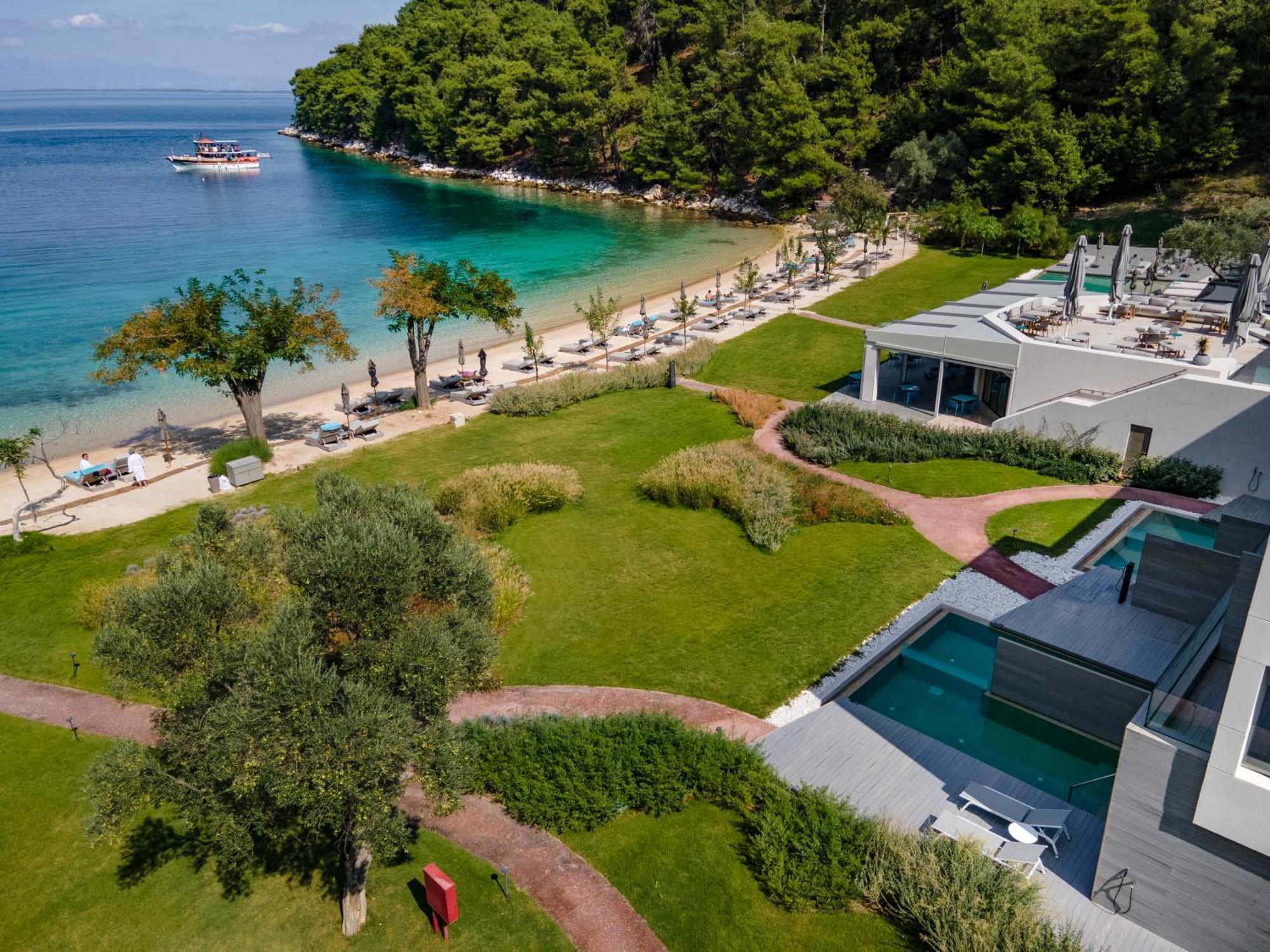 Vathi Cove Luxury Resort & Spa Chrysi Ammoudia Extérieur photo