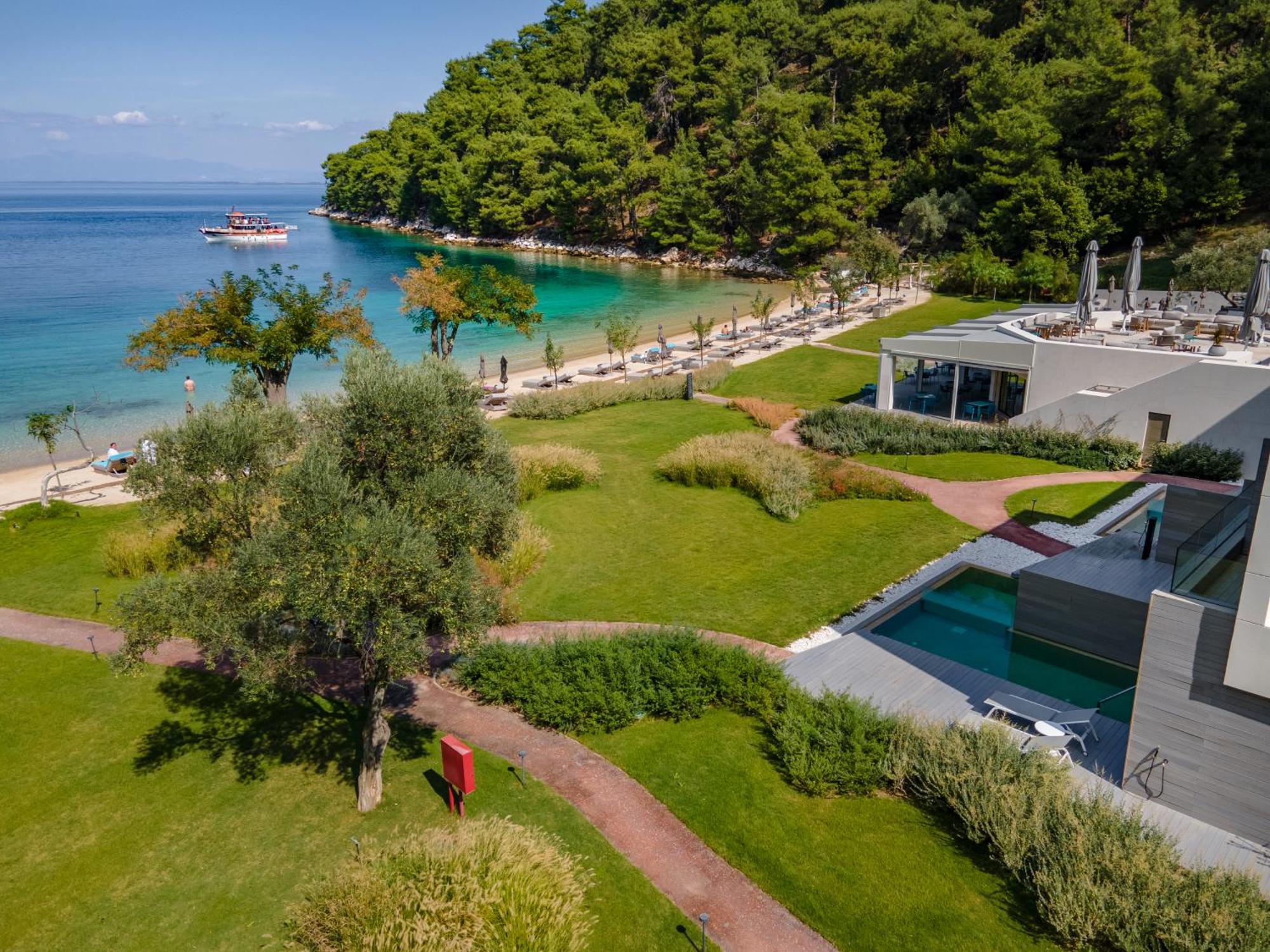 Vathi Cove Luxury Resort & Spa Chrysi Ammoudia Extérieur photo